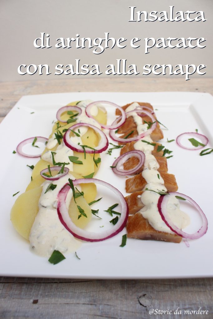 insalata aringhe patate salsa senape