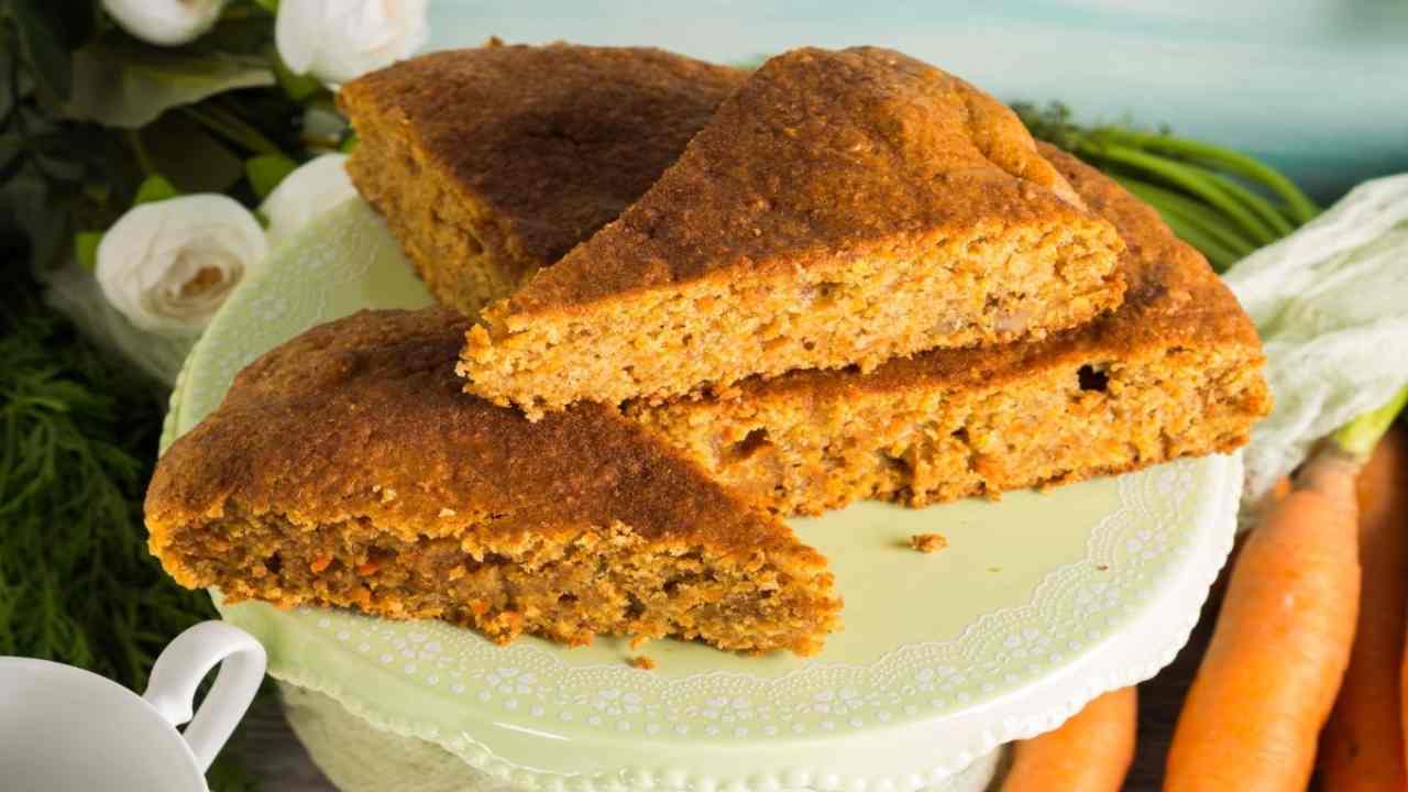 Torta di carote e arancia