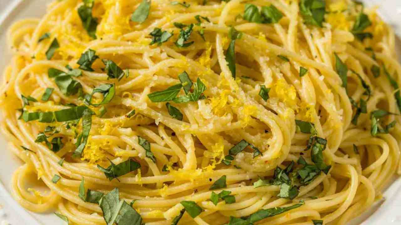 Primo piatto al limone