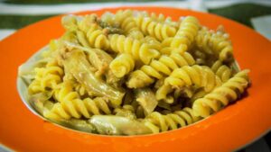 pasta carciofi e zucchine