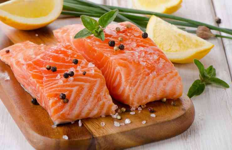 tranci di salmone